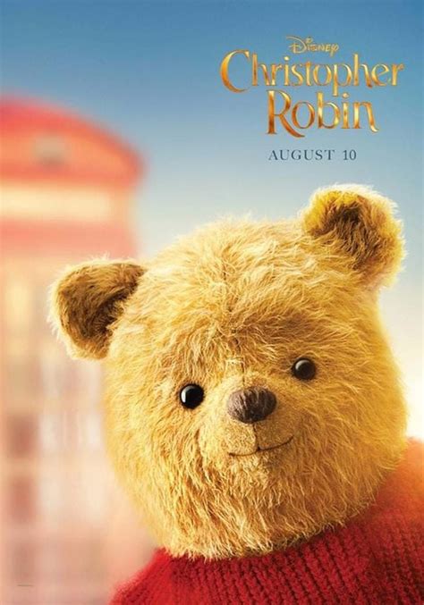 Christopher Robin Character Posters Featuring Winnie The