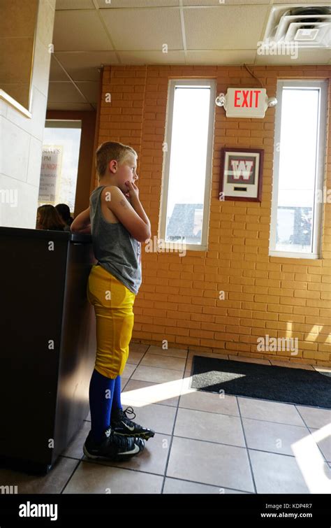 Young Boy Showing Anxiety Stock Photo Alamy