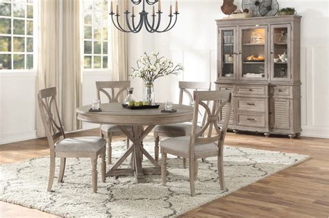 Homelegance Cardano 5pc Dining Room Set In Light Brown By Dining Rooms