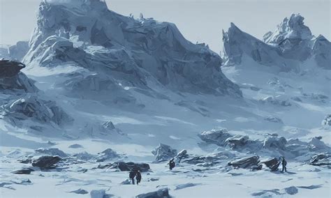 Frozen Wasteland On An Alien Science Fiction Planet Stable Diffusion