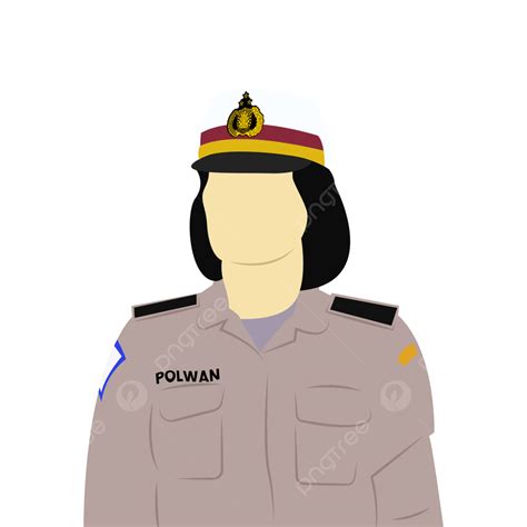 Polisi Wanita Polwan Abdi Negara Polisi Png Transparent Image And