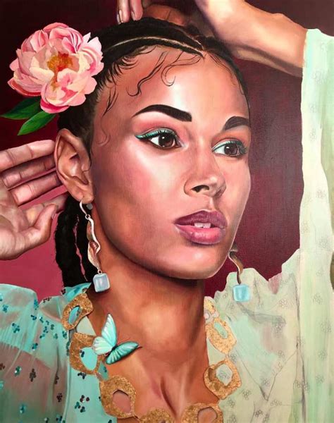 Beautiful Oil Portrait Paintings On The Beauty Of Women Trendy Art Ideas