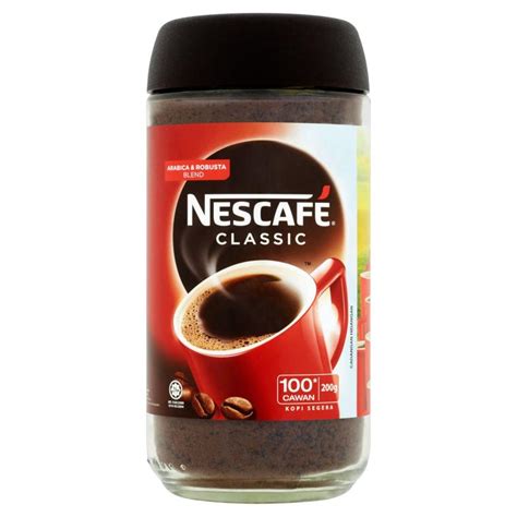 Nescafé Classic Arabica And Robusta Blend Jar 200g