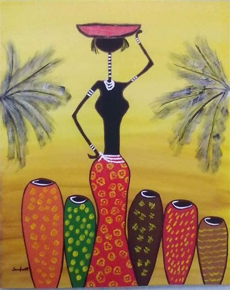 Imagen Relacionada Africanitas Para Pintar Pinturas Africanas