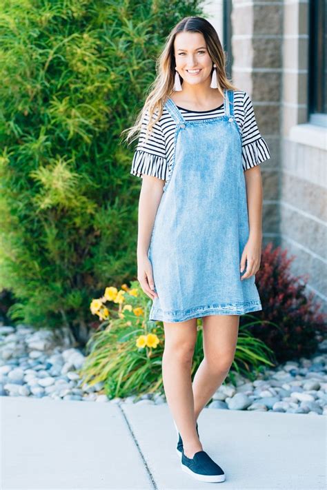 Denim Jumper Lightweight Denim Jean Jumper Dress Romper Denim Jumper