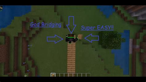 Minecraft Tutorial How To God Bridge Op Easy And Simple Youtube