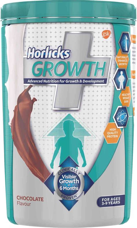 Buy Horlicks Growth Plus Chocolate Nutrition Drink Jar Of 400 G Online