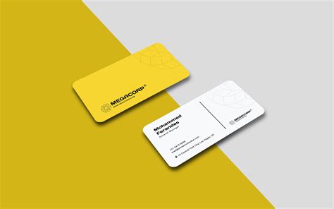 Business Card Template On Behance