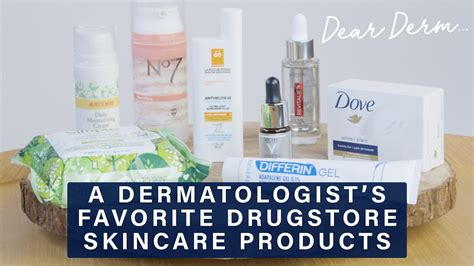 The Best Drugstore Skincare Products According To A Dermatologist Dear Derm Wellgood Youtube