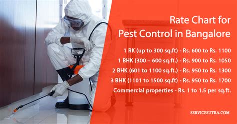 For instance, the price of pest control jobs rodent infestation in new york city is higher than it is in one of the first factors that can help determine how much you'll charge for your services is the size of the building that you're treating. Price and Rates Chart for Pest Control in Bangalore ...
