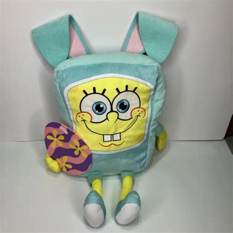 Spongebob Squarepants Easter Plush Bunny Costume Easter Egg Shelf