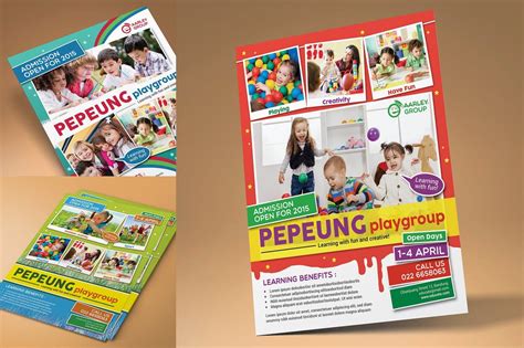 Daycare Playgroup Flyer Template Psd Flyer Design Templates Flyer