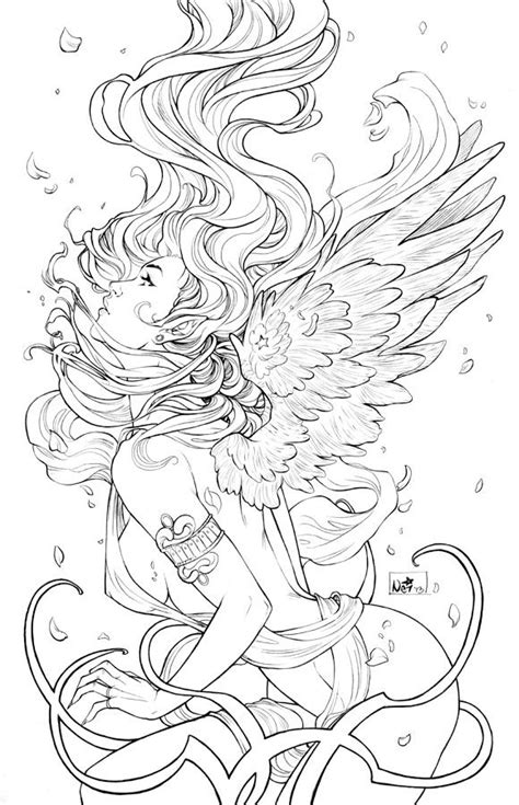 Angels And Demons Coloring Pages At Free Printable