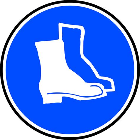 Feet Protection Hard Boots Svg Clip Arts 600 X 600 Png Download