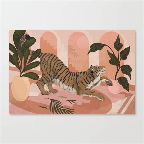 Easy Tiger Canvas Print Tiger Canvas Art Tiger Art Art Prints
