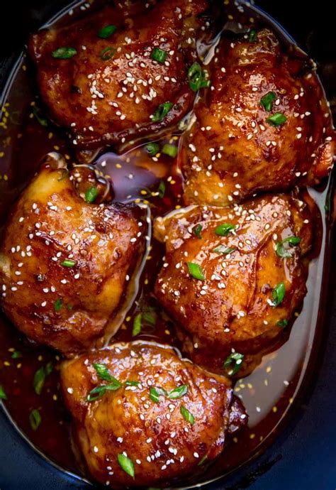 It's easy to prepare and flavorful enough to share with dinner guests. Slow Cooker Mongolian Chicken | Chicken thigh recipes ...