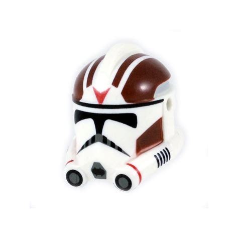 Lego Custom Star Wars Helmets Clone Army Customs Clone Phase 2 Dark Red