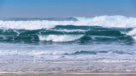 Breaking Waves 1 Hour Of Beautiful Pacific Ocean Waves In Hd Youtube