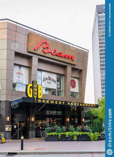 Gordon Biersch Brewery Restaurant Entrance Editorial Stock Image