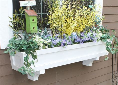 Diy Window Planter Box Plans Fall Window Flower Planter Box Room For