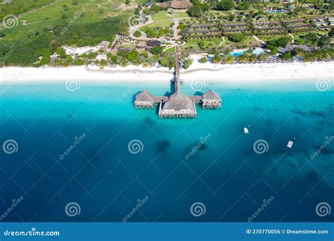 The Beautiful Tropical Island Of Zanzibar Aerial View Sea In Zanzibar