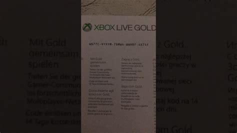 Free Xbox Live Gold Code Youtube