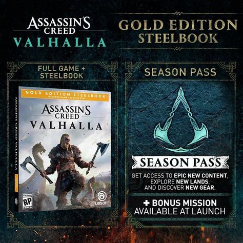 Assassins Creed Valhalla Gold Steelbook Edition Ps Pre Order Now