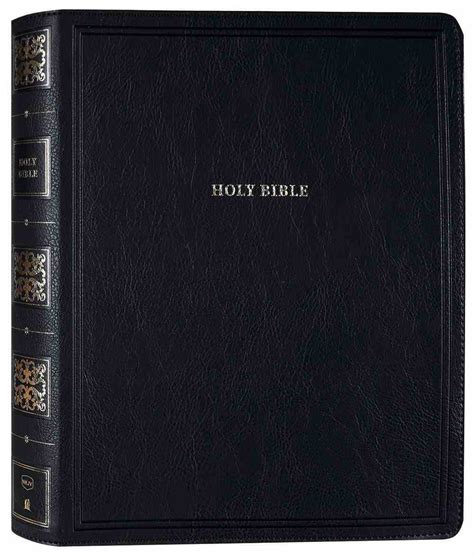 Nkjv Reference Bible Wide Margin Large Print Black Red Letter Edition By Thomas Nelson