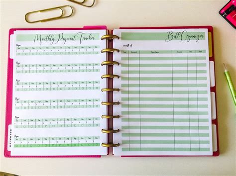 Free Printable Home Finance And Bill Organizer In 5 Fab Colors