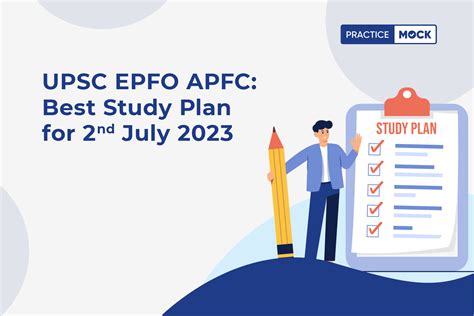 UPSC EPFO APFC 2023 Best Study Plan For 2nd July 2023 PracticeMock
