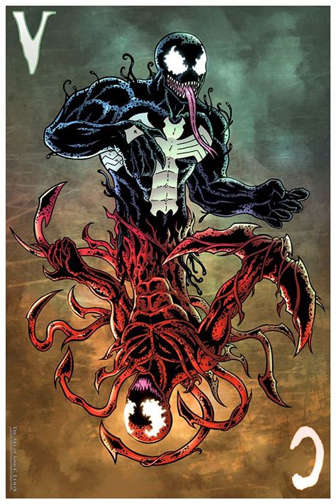 Symbiosis 12x18 Poster Venom Comics Carnage Marvel Symbiotes Marvel