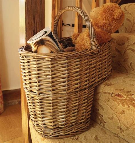 You can customize your basket and complete one in an afternoon with only basic. Hallway Storage Ideas - HouseCraft | Stair basket, Basket ...