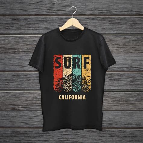 California Surfing T Shirt California Surf Print T Shirt Shirts