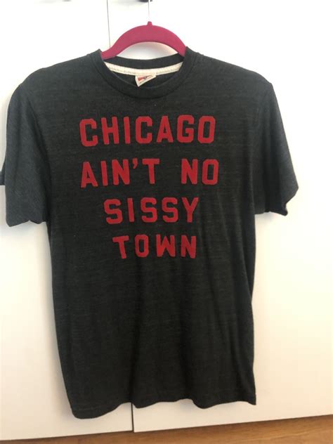 Homage Chicago Ain’t No Sissy Town Blackhawks Mens Me Gem