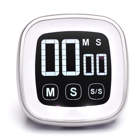 It's so easy to use! Touch Screen Kitchen Timer Magnetic Timer LCD Screen ...