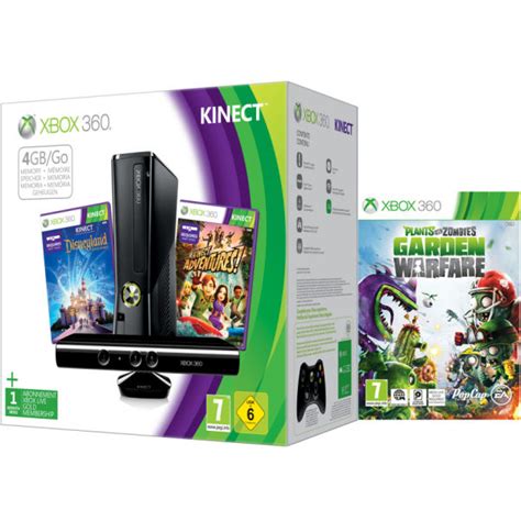 Xbox 360 4gb Kinect Holiday Bundle Includes Plants Vs