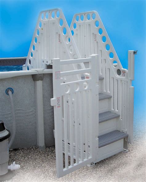 Confer Double Staircase Above Ground Pool Steps Toys
