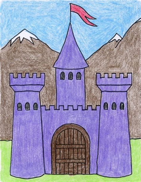 How To Draw A Castle · Art Projects For Kids