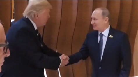 Trump Putin Shake Hands At G20 Cnn Video