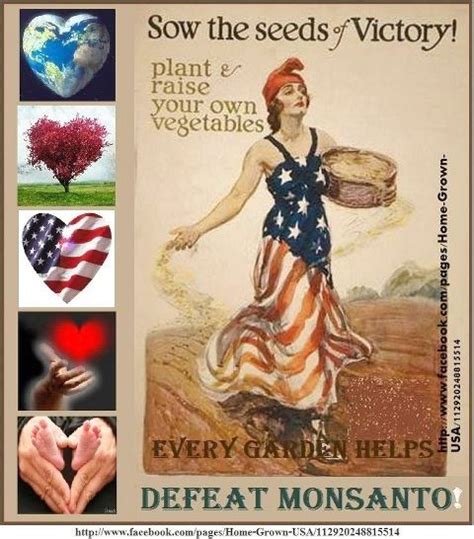 Defeat Monsanto Grow Your Own Pin Up Vintage Vintage Cards Vintage