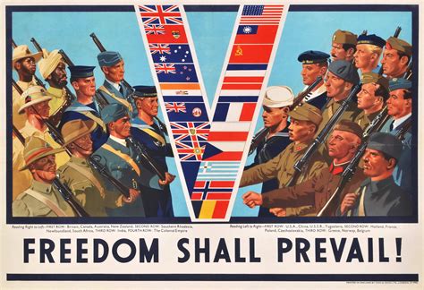 Freedom Shall Prevail “v” For Victory