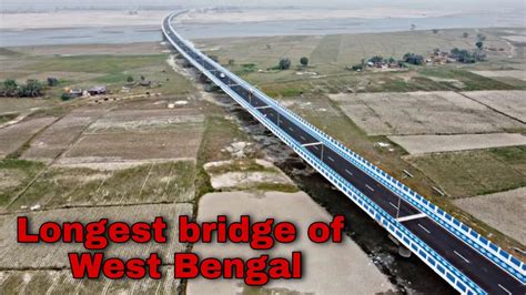 Joyee Setu Longest Bridge Of West Bengal Drone Cinematic View