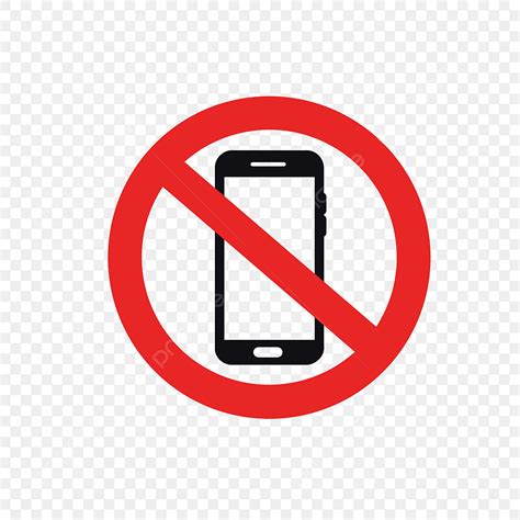 Dilarang Bermain Tanda Larangan Ponsel Dilarang Bermain Tanda Larangan