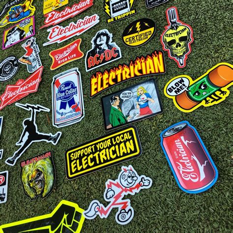 New Electrician Hard Hat Stickers 55 Hardhat Sticker And Etsy