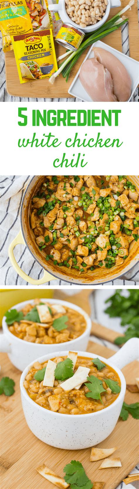 Every single variety of hurst beans has a recipe on the bag and don't forget that i have a fantastic giveaway going on right now. Easy Chicken Chili Recipe - FIVE ingredients! | Recipe ...