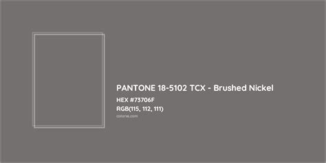 About Pantone 18 5102 Tcx Brushed Nickel Color Color Codes Similar