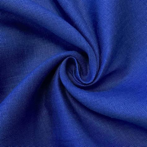 Linen Fabric 60 Wide Natural 100 Linen By The Yard Royal Blue