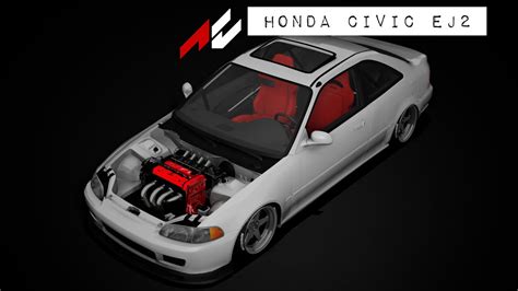 HONDA CIVIC EJ2 Naked Honda In Aspertsham Assetto Corsa YouTube