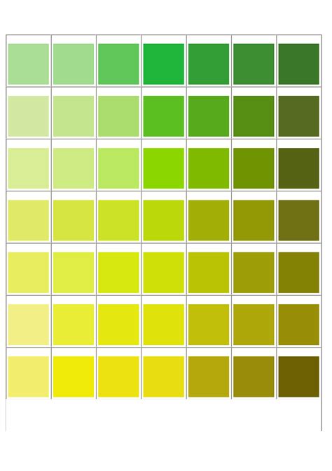368 Pantone Color Chart