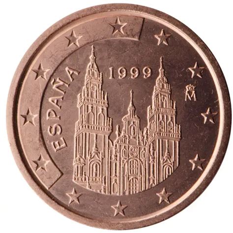 Spanien 5 Cent Münze 1999 Euro Muenzentv Der Online Euromünzen Katalog